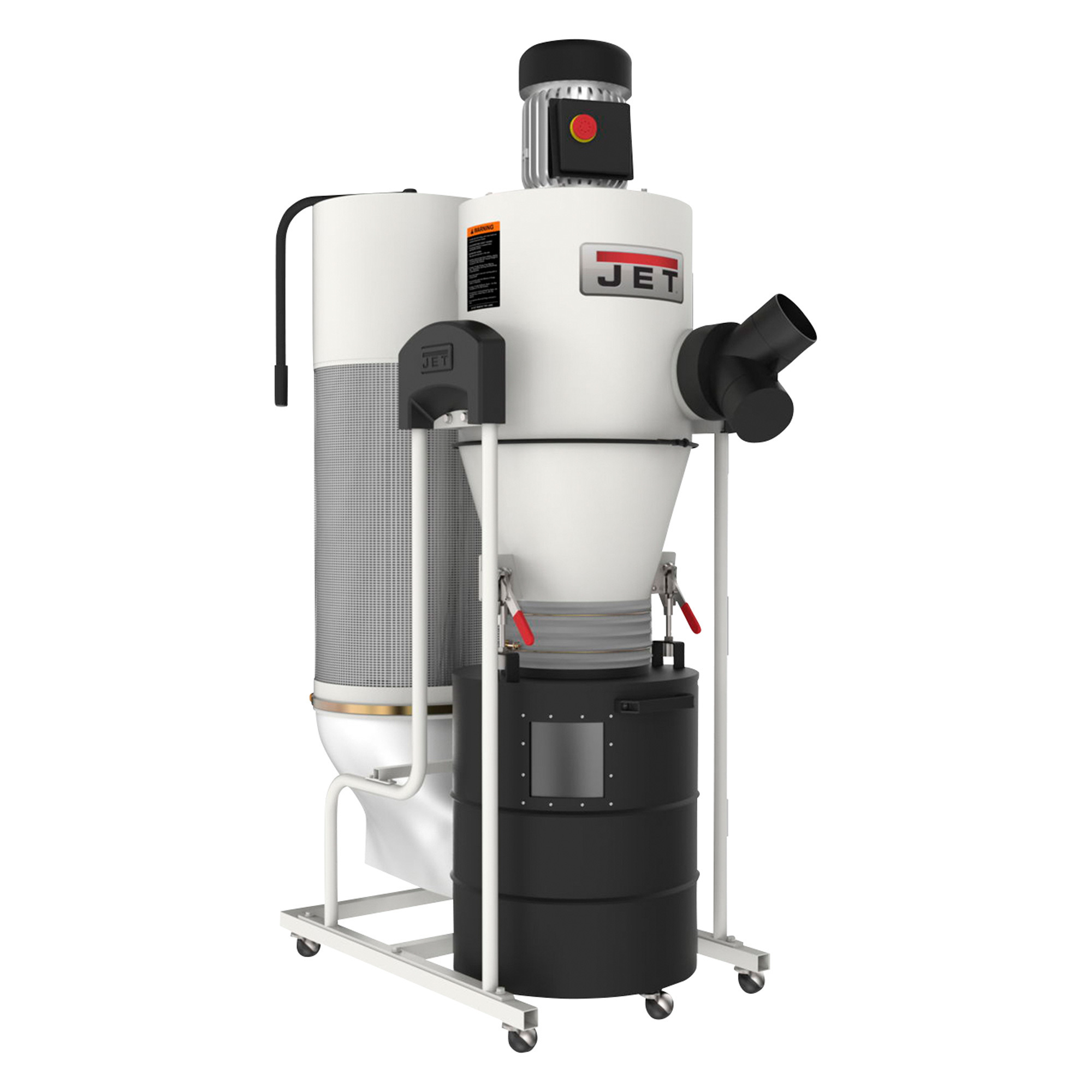 JET Cyclone Dust Collector, 1.5 HP, 115 Volt, 763 CFM, Model# JCDC-1.5